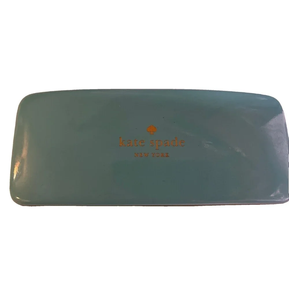 Kate Spade Turquoise Green Glasses Hard Case
